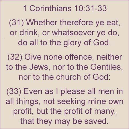 1 corinthians 10 31-33